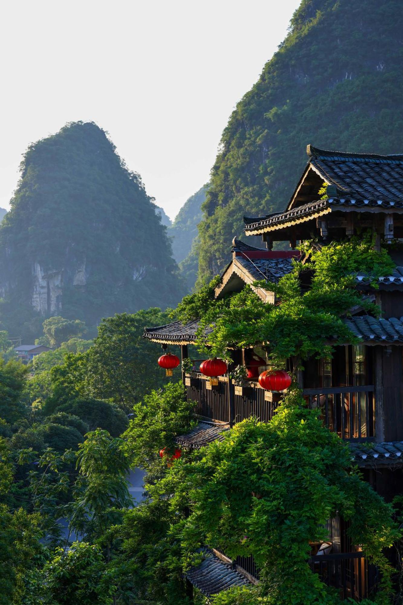 Yangshuo Tea Cozy--One Way Free Pick Up From Airport Or Ts 4 Nights Guest House Luaran gambar